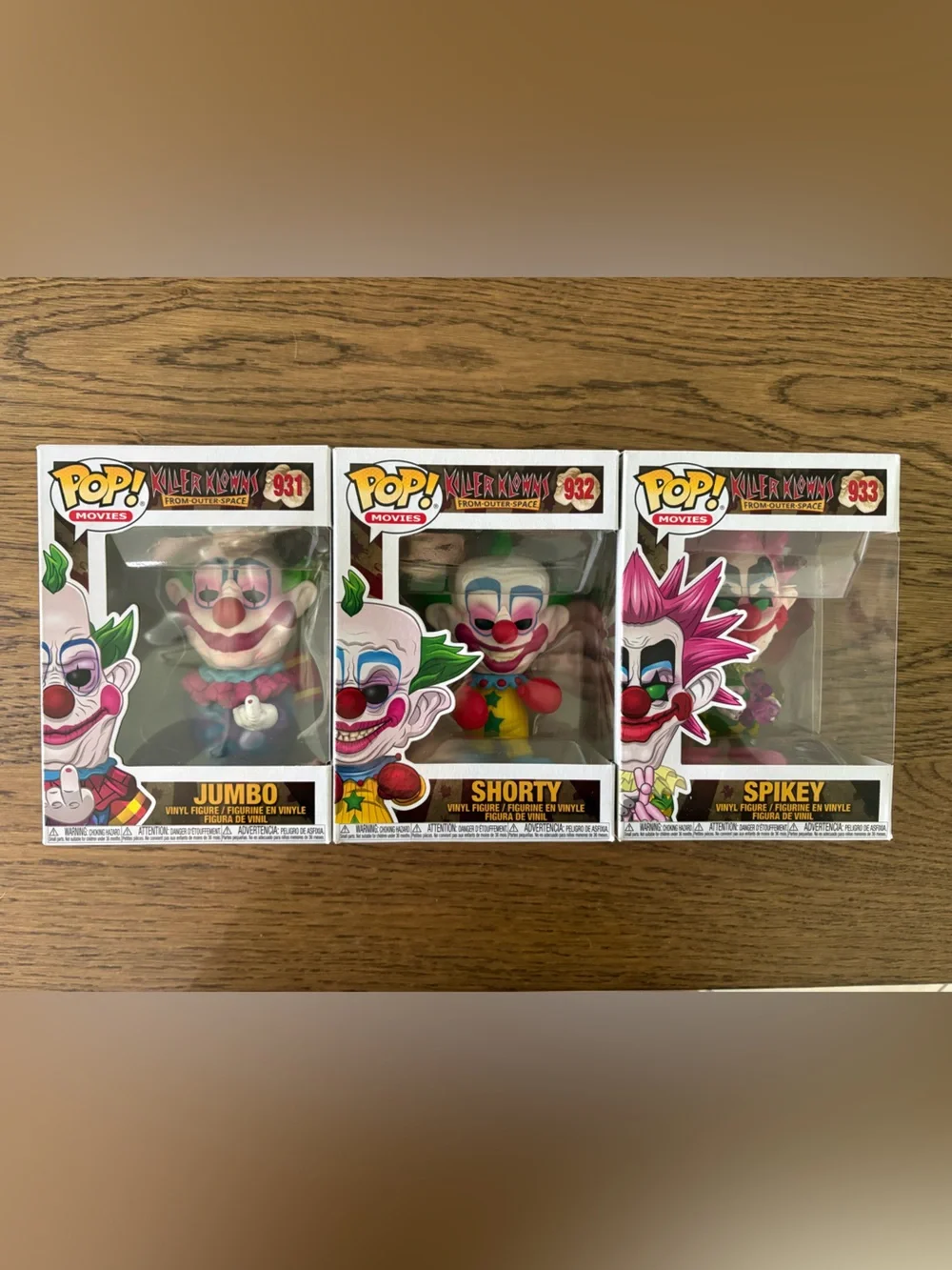 Killer Klowns funko pops